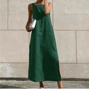 Commense Green Dress NWT simple elegant cut